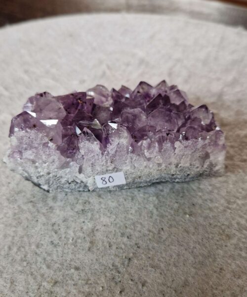 Premium High Grade Amethyst Druzy Cluster Piece 80 - 288g H4xW9.5xD4cm - Image 5
