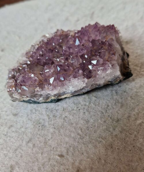 Premium High Grade Amethyst Druzy Cluster Piece 81 - 301g H3.5xW10xD7.5cm - Image 5