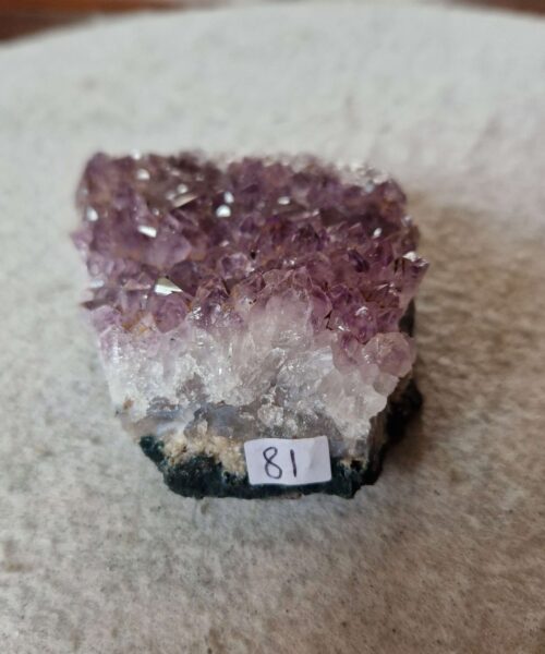 Premium High Grade Amethyst Druzy Cluster Piece 81 - 301g H3.5xW10xD7.5cm - Image 6