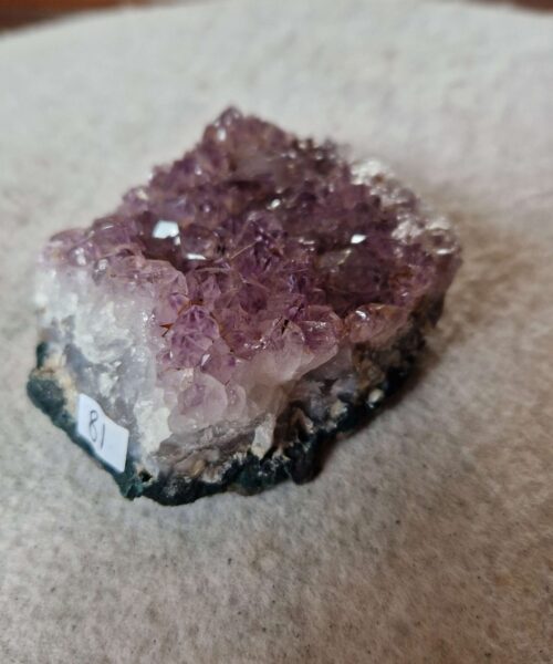 Premium High Grade Amethyst Druzy Cluster Piece 81 - 301g H3.5xW10xD7.5cm - Image 7