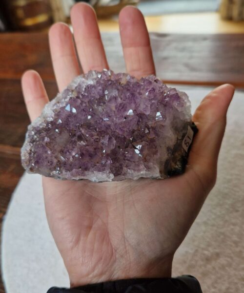 Premium High Grade Amethyst Druzy Cluster Piece 81 - 301g H3.5xW10xD7.5cm - Image 8