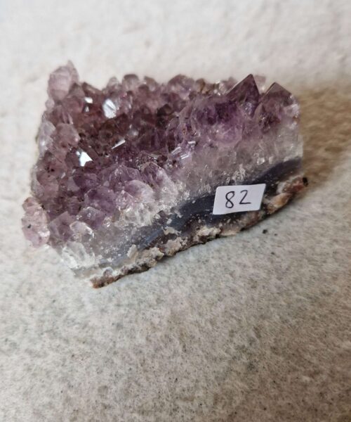 Premium High Grade Amethyst Druzy Cluster Piece 82 - 182g H3.5xW8xD5cm - Image 6