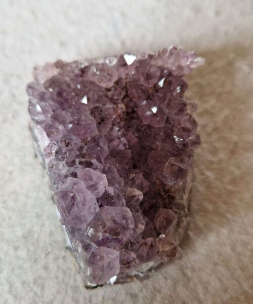 Premium High Grade Amethyst Druzy Cluster Piece 82 - 182g H3.5xW8xD5cm