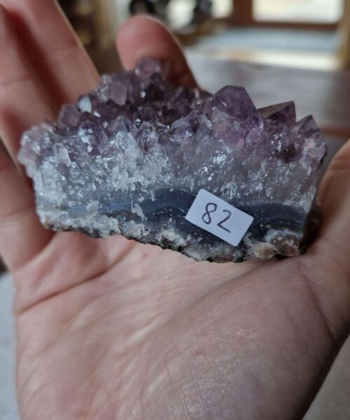 Premium High Grade Amethyst Druzy Cluster Piece 82 - 182g H3.5xW8xD5cm - Image 10