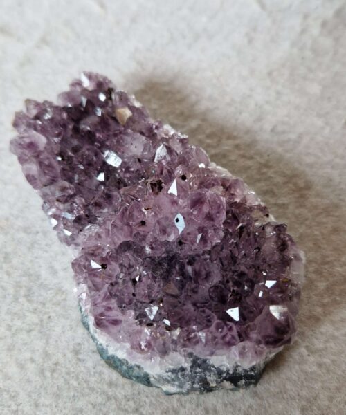 Premium High Grade Amethyst Druzy Cluster Piece 83 - 212g H3xW10xD5.5cm - Image 6