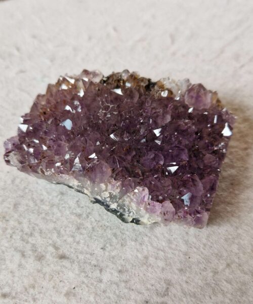 Alternative view of Premium High Grade Amethyst Druzy Cluster Piece 85 - 272g H3.5xW10xD7cm