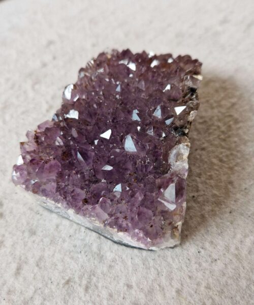 Premium High Grade Amethyst Druzy Cluster Piece 85 - 272g H3.5xW10xD7cm - Image 4