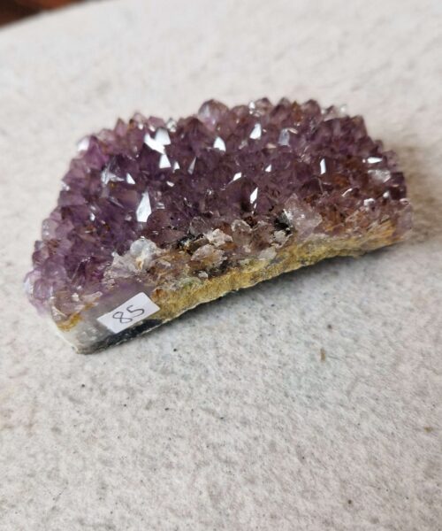 Premium High Grade Amethyst Druzy Cluster Piece 85 - 272g H3.5xW10xD7cm - Image 5