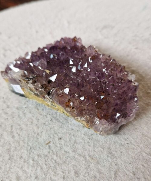 Premium High Grade Amethyst Druzy Cluster Piece 85 - 272g H3.5xW10xD7cm - Image 6