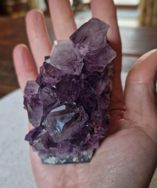 Premium High Grade Amethyst Druzy Cluster Piece 86 - 305g H5xW9.5xD6cm - Image 7