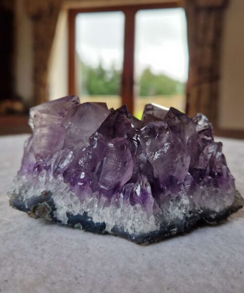 Premium High Grade Amethyst Druzy Cluster Piece 86 - 305g H5xW9.5xD6cm - Image 10