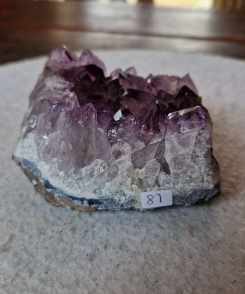 Alternative view of Premium High Grade Amethyst Druzy Cluster Piece 87 - 544g H6xW9xD6cm