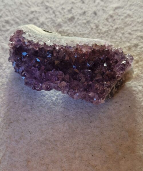 Alternative view of Premium High Grade Amethyst Druzy Cluster Piece 88 - 322g H4xW13xD7.5cm
