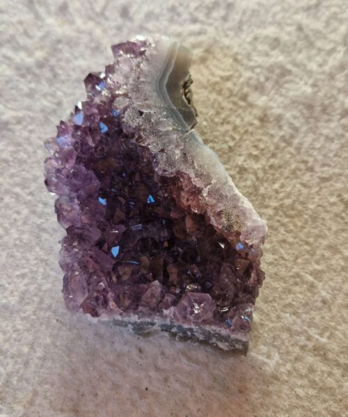 Premium High Grade Amethyst Druzy Cluster Piece 88 - 322g H4xW13xD7.5cm - Image 3
