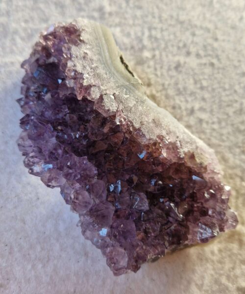 Premium High Grade Amethyst Druzy Cluster Piece 88 - 322g H4xW13xD7.5cm