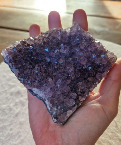 Premium High Grade Amethyst Druzy Cluster Piece 89 - 373g H4xW9xD9cm - Image 8