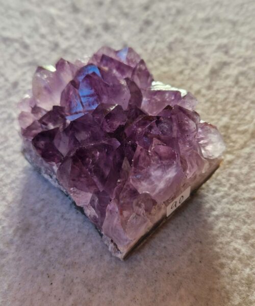 Premium High Grade Amethyst Druzy Cluster Piece 90 - 365g H4xW7.5xD6.5cm - Image 3