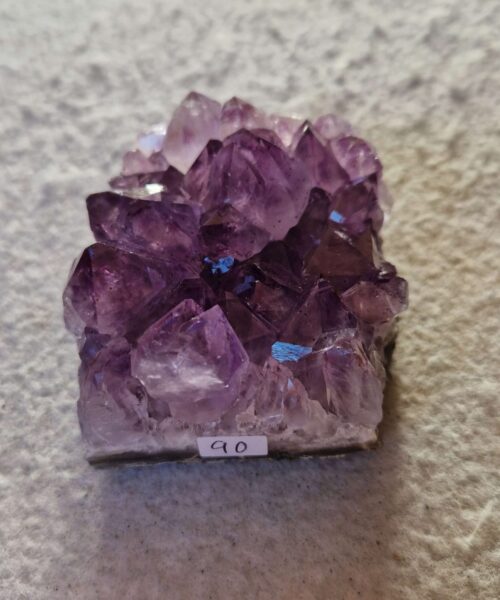 Premium High Grade Amethyst Druzy Cluster Piece 90 - 365g H4xW7.5xD6.5cm - Image 4