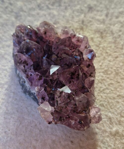 Alternative view of Premium High Grade Amethyst Druzy Cluster Piece 91 - 447g H5xW11xD7cm