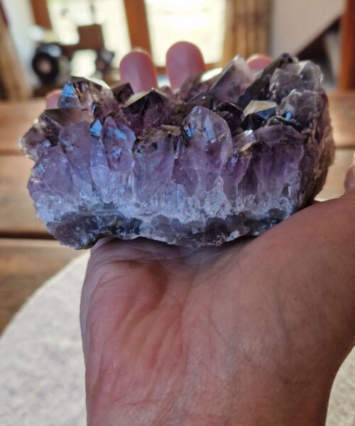 Premium High Grade Amethyst Druzy Cluster Piece 91 - 447g H5xW11xD7cm - Image 8