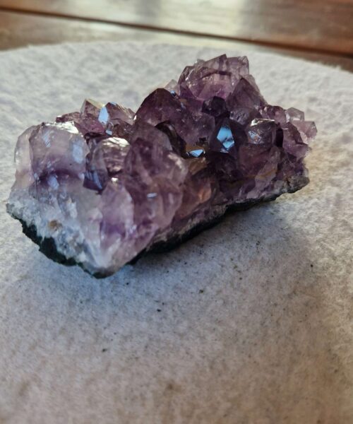 Premium High Grade Amethyst Druzy Cluster Piece 93 - 468g H4.5xW10.5xD6.5cm - Image 4