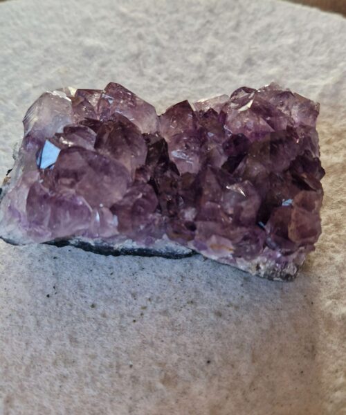 Premium High Grade Amethyst Druzy Cluster Piece 93 - 468g H4.5xW10.5xD6.5cm - Image 5