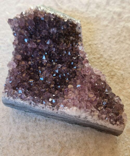 Premium High Grade Amethyst Druzy Cluster Piece 96 - 327g H3.5xW10xD7cm - Image 3