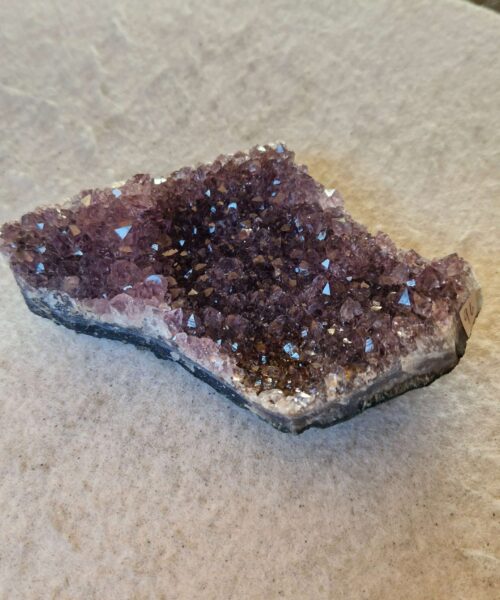 Premium High Grade Amethyst Druzy Cluster Piece 96 - 327g H3.5xW10xD7cm - Image 5