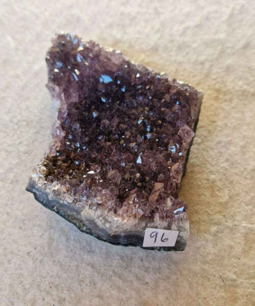 Premium High Grade Amethyst Druzy Cluster Piece 96 - 327g H3.5xW10xD7cm - Image 6