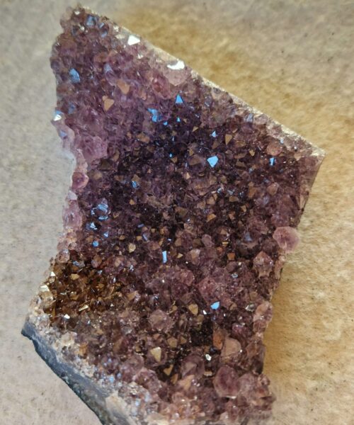 Premium High Grade Amethyst Druzy Cluster Piece 96 - 327g H3.5xW10xD7cm