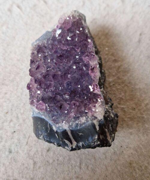 Premium High Grade Amethyst Druzy Cluster Piece 98 - 325g H4.5xW11xD6cm