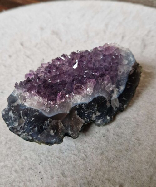Premium High Grade Amethyst Druzy Cluster Piece 98 - 325g H4.5xW11xD6cm - Image 4