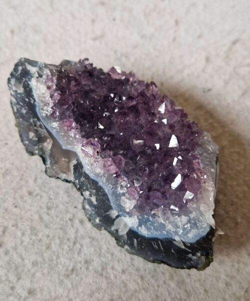 Premium High Grade Amethyst Druzy Cluster Piece 98 - 325g H4.5xW11xD6cm - Image 5
