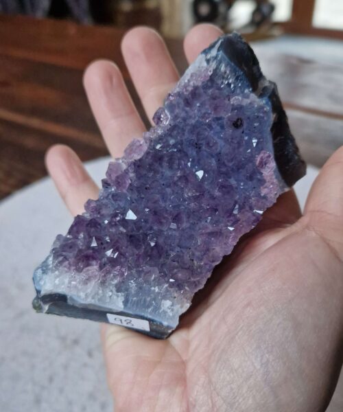 Premium High Grade Amethyst Druzy Cluster Piece 98 - 325g H4.5xW11xD6cm - Image 7