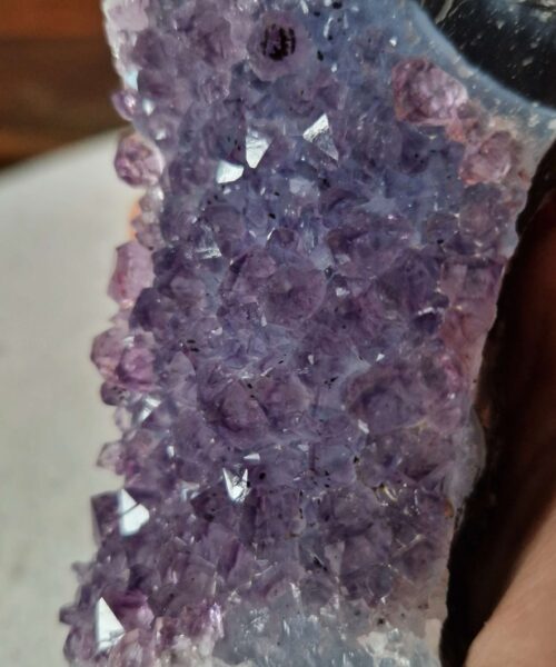 Premium High Grade Amethyst Druzy Cluster Piece 98 - 325g H4.5xW11xD6cm - Image 9