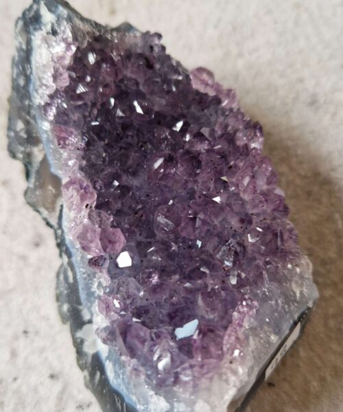 Premium High Grade Amethyst Druzy Cluster Piece 98 - 325g H4.5xW11xD6cm - Image 10