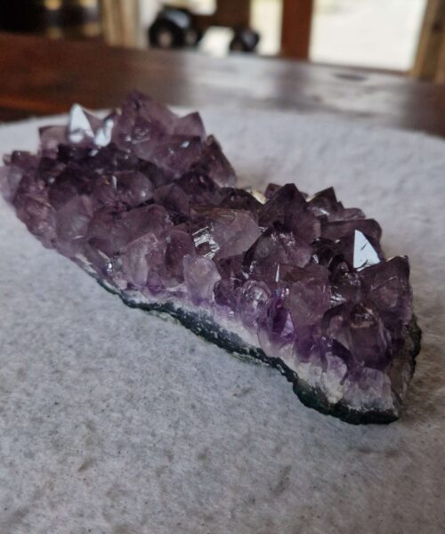 Large Premium High Grade Amethyst Raw Druzy Cluster Piece 99 - 616g H4xW16xD7cm - Image 5