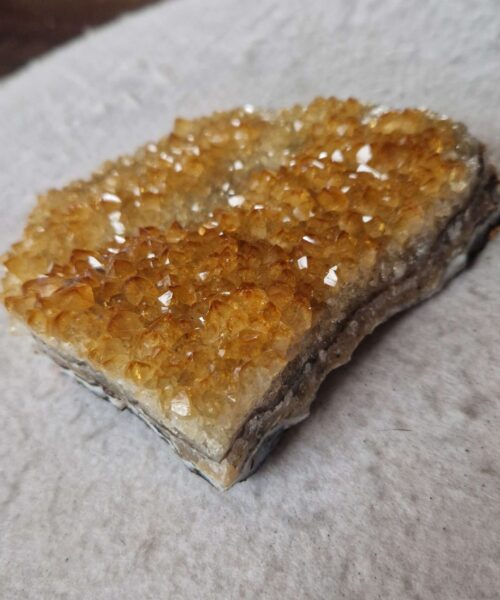 Large Premium High Grade Citrine Raw Druzy Cluster Piece 34 - 606g H3.5xW12.5xD12.5cm - Image 10