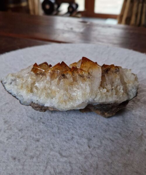 Large Premium High Grade Citrine Raw Druzy Cluster Piece 40 - 888g H6.5xW15xD11cm - Image 5