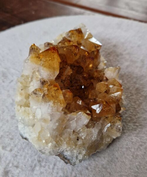 Large Premium High Grade Citrine Raw Druzy Cluster Piece 40 - 888g H6.5xW15xD11cm - Image 6