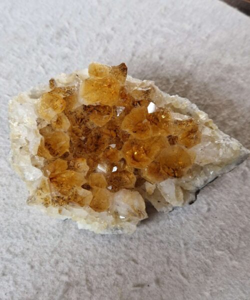 Large Premium High Grade Citrine Raw Druzy Cluster Piece 40 - 888g H6.5xW15xD11cm - Image 7