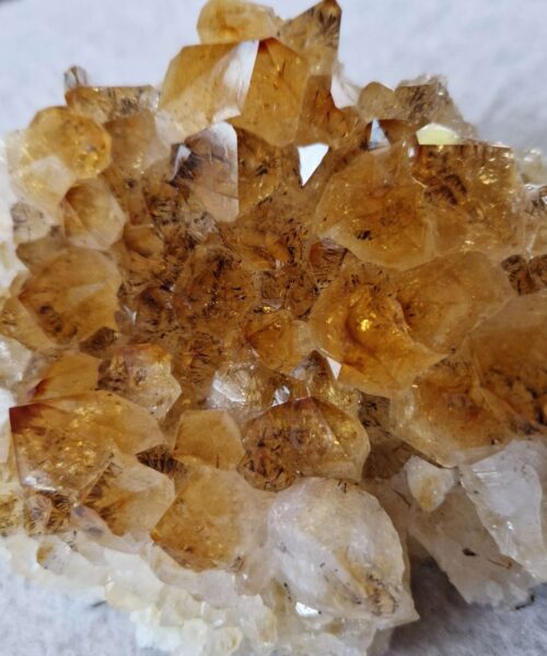 Large Premium High Grade Citrine Raw Druzy Cluster Piece 40 - 888g H6.5xW15xD11cm - Image 9
