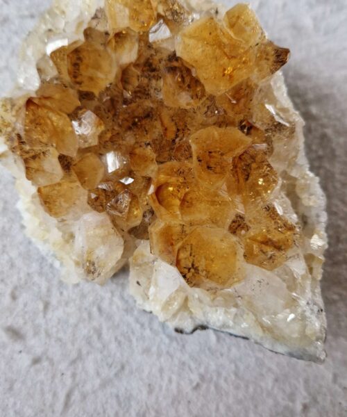 Large Premium High Grade Citrine Raw Druzy Cluster Piece 40 - 888g H6.5xW15xD11cm - Image 10