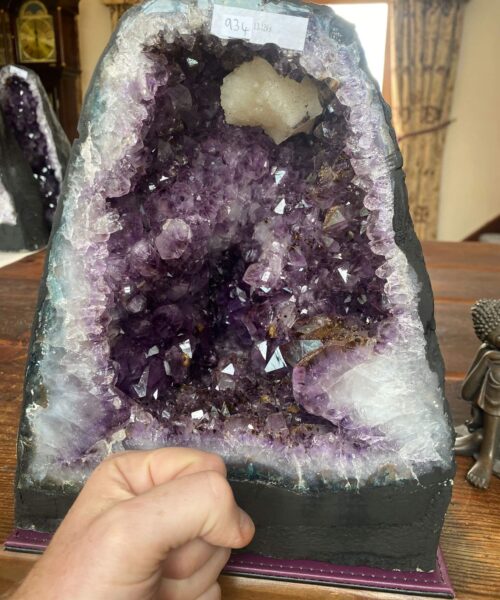 Alternative view of Amethyst Crystal Geode 934 Premium Queen Grade 13.12kg H28xW25xD18cm
