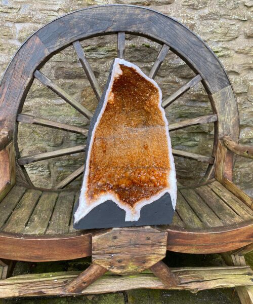 Tall Citrine Geode 279 Crystal Cluster Druzy Premium Grade 42.35kg H59xW48xD28cm - Image 13