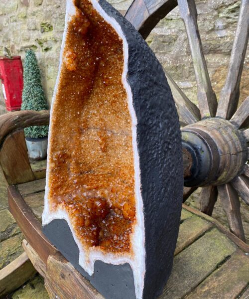 Tall Citrine Geode 279 Crystal Cluster Druzy Premium Grade 42.35kg H59xW48xD28cm - Image 5
