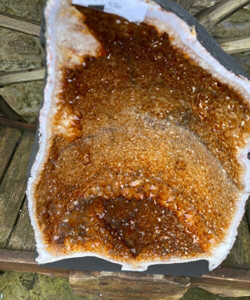 Tall Citrine Geode 279 Crystal Cluster Druzy Premium Grade 42.35kg H59xW48xD28cm - Image 7
