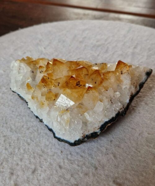 Large Premium High Grade Citrine Raw Druzy Cluster Piece 49 - 631g H5xW15xD12cm - Image 3