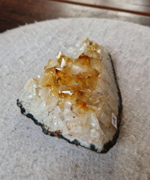 Large Premium High Grade Citrine Raw Druzy Cluster Piece 49 - 631g H5xW15xD12cm - Image 5