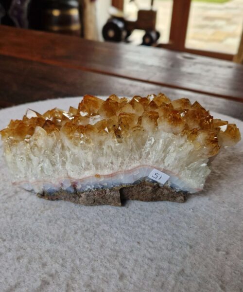 Large Premium High Grade Citrine Raw Druzy Cluster Piece 51 - 1.161g H7xW19xD7cm - Image 10